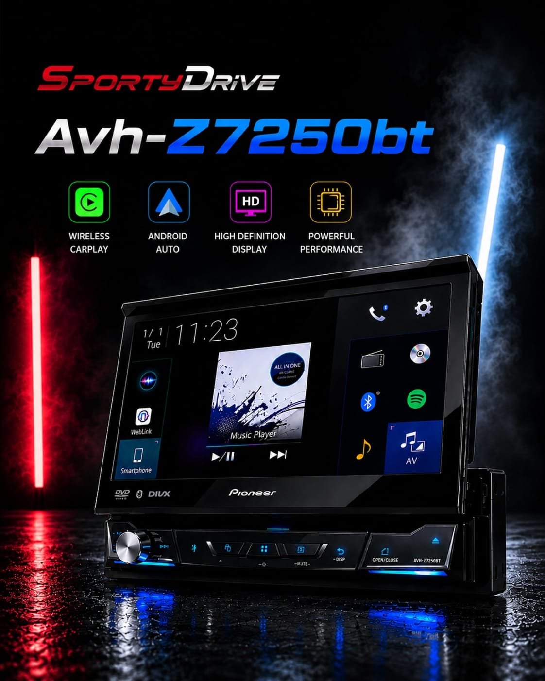 PIONEER AVH-Z7250BT